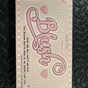 Blush Palette with Pink Heart Accents